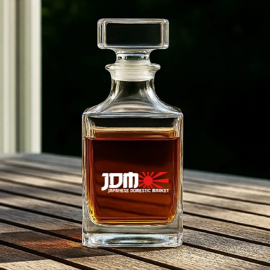 Drift & Tuning Fan Jdm Automotive Apparel Car Meet Whiskey Decanters