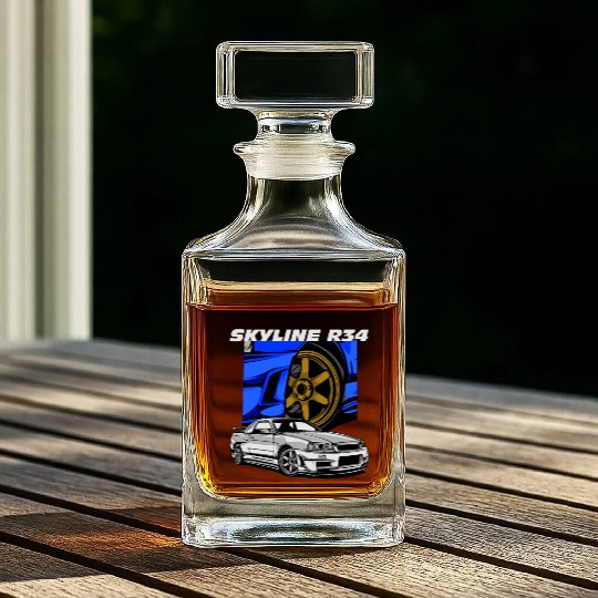 Japan Legend GT-R Skyline R34 Whiskey Decanters