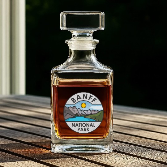 Banff National Park Whiskey Decanters