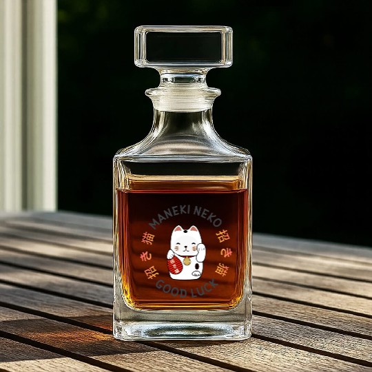 Maneki Neko: Lucky Cat Whiskey Decanters