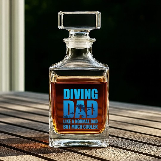 Diving Dad Scuba Diving Whiskey Decanters