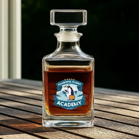 Penguin Academy Whiskey Decanters