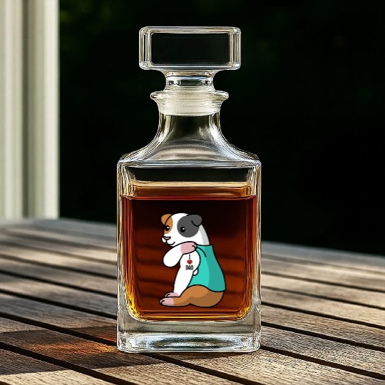 I Love Dad Guinea Pig Whiskey Decanters