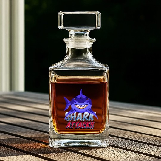 Shark Attack Whiskey Decanters