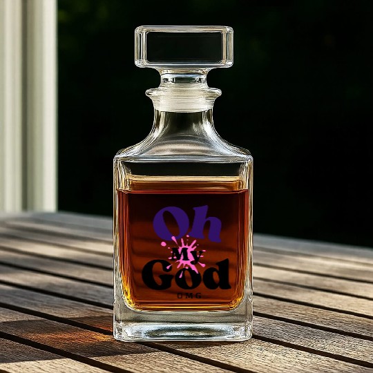 Birthday Gift Idea - Oh My God Whiskey Decanters