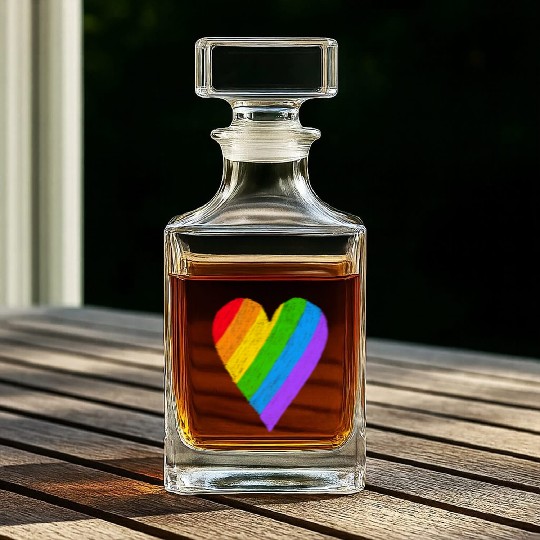 LGBT Pride be yourself Whiskey Decanters