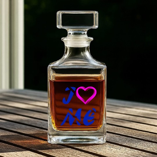 love / i love me / fall in love Whiskey Decanters