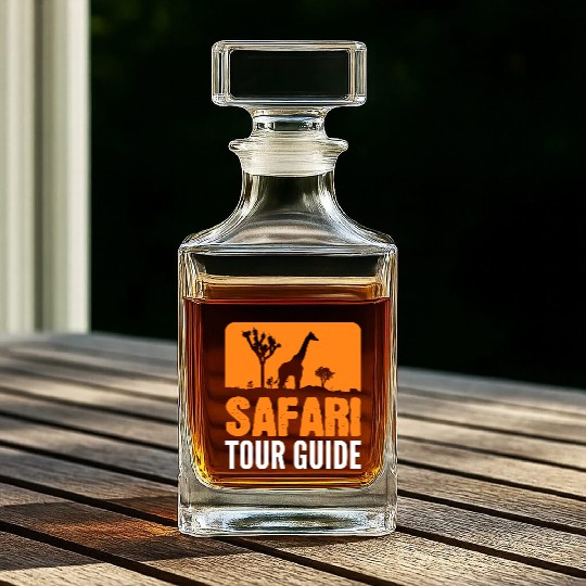 Safari Tour Guide Tour Guide Gift Whiskey Decanters