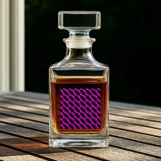 Cute Piano Patterned Whiskey Decanters