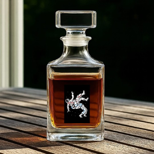 Jiu-Jitsu Astronauts Whiskey Decanters