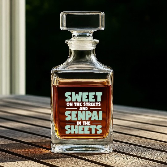 Sweet On The Streets And Senpai In The Sheets | Whiskey Decanters