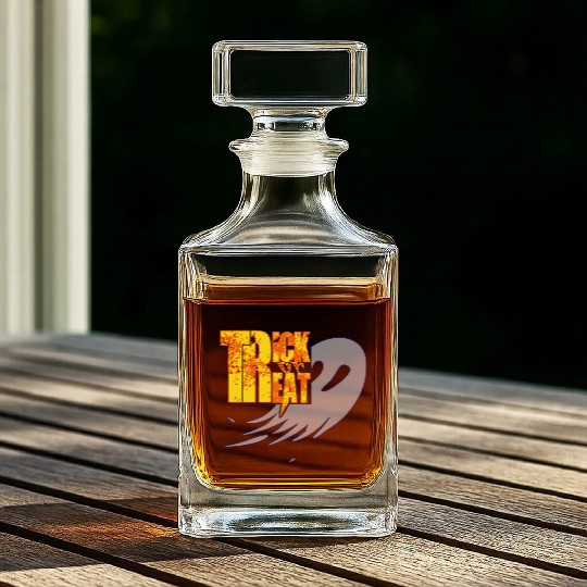 trick or treat Halloween day Whiskey Decanters