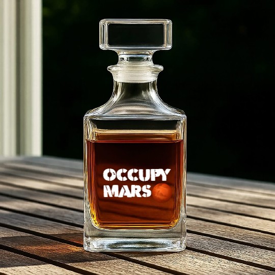 Occupy Mars Whiskey Decanters