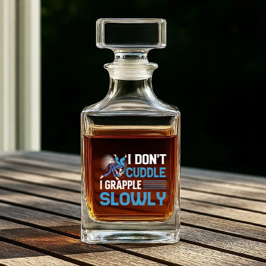 Brazilian Jiu Jitsu Sarcastic Quote MMA BJJ Whiskey Decanters