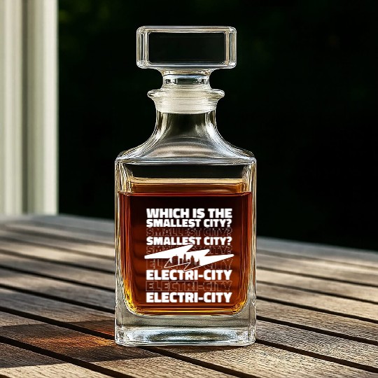 Electrician Electrical Engineer Lineman Whiskey Decanters