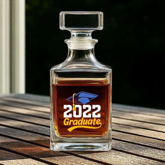 Senior High School 2022 Graduate Whiskey Decanters