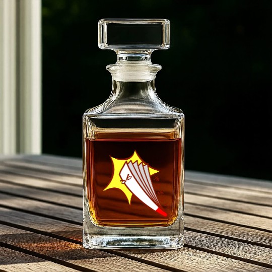 Angry Paper Fan | 喧しい Whiskey Decanters