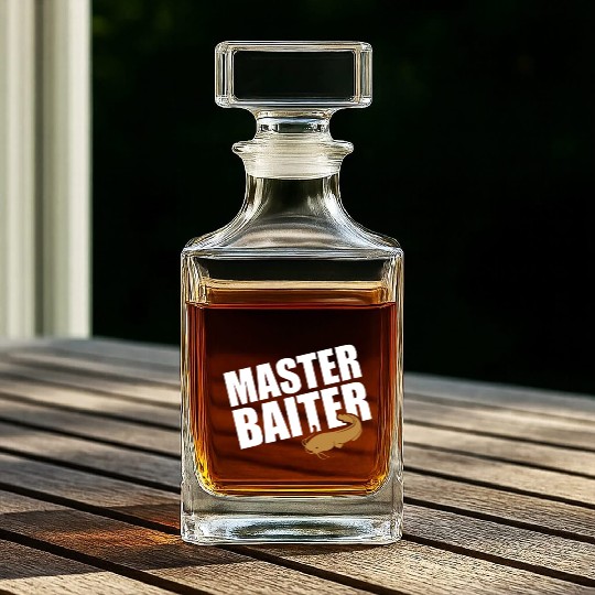 Master Baiter - Wels Catfish Hunter Whiskey Decanters