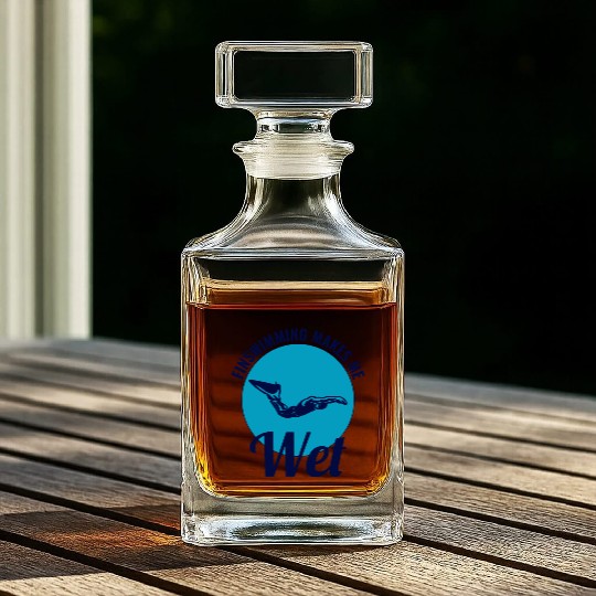 Finswimming Swimming Swimmer Swim Water sport Whiskey Decanters