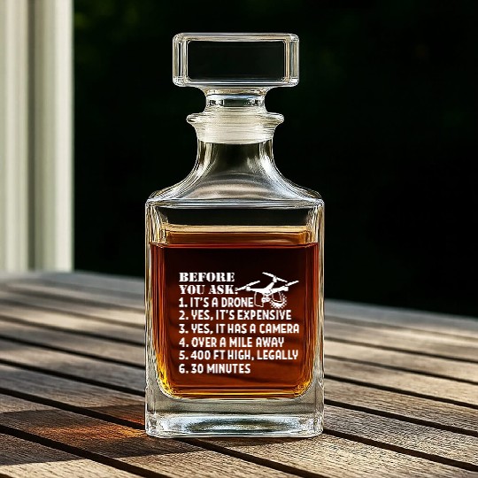 It's A Drone Whiskey Decanters