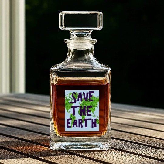 SAVE THE EARTH Whiskey Decanters