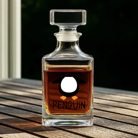 Penguin Halloween Costume Whiskey Decanters