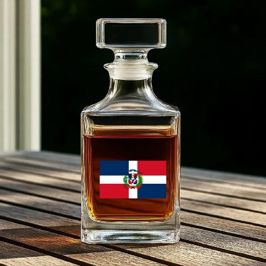 Dominican Republic flag phone case Whiskey Decanters
