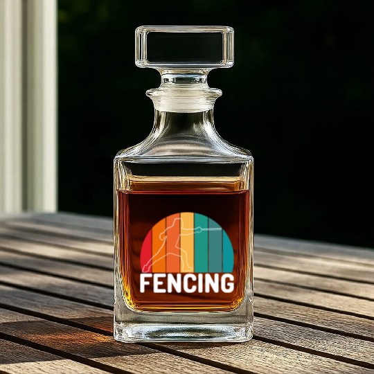 Fencing Whiskey Decanters