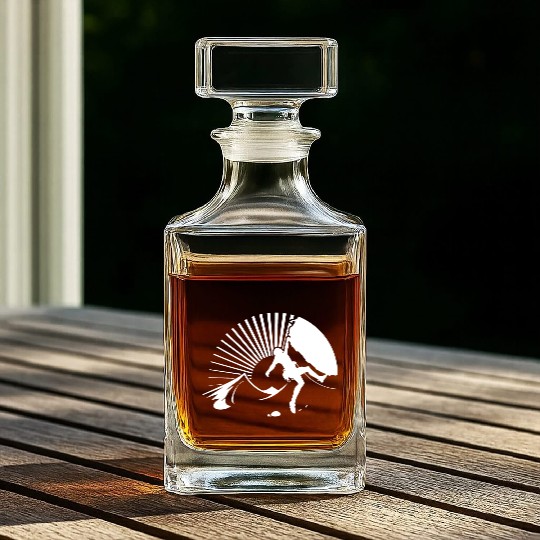 Mountains Alps Hiking Nature Whiskey Decanters