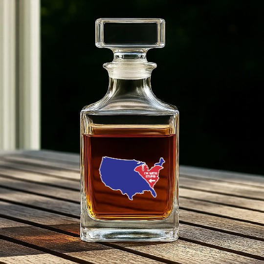 South Carolina for patriotic South Carolinians Whiskey Decanters