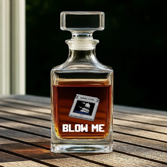 BLOW ME Whiskey Decanters