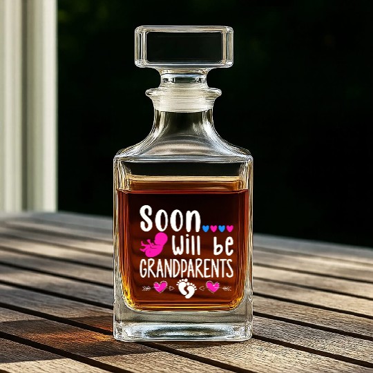 We Will Soon Become Grandparents, Be Grandparents Whiskey Decanters