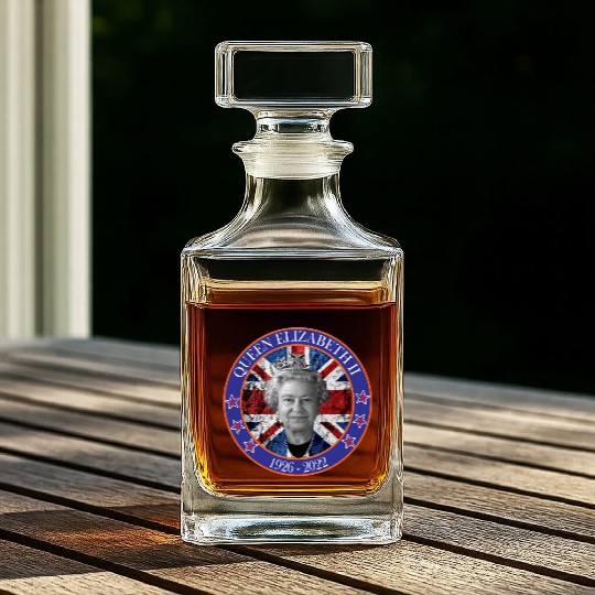 ''queen elizabeth Whiskey Decanters rest in peace elizabeth sh