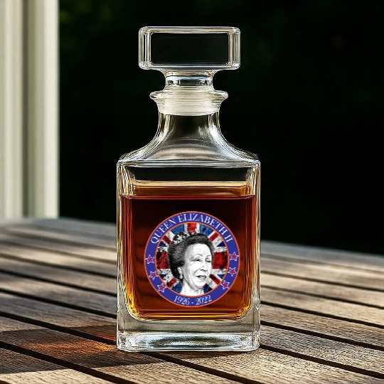 ''queen elizabeth Whiskey Decanters rest in peace elizabeth sh
