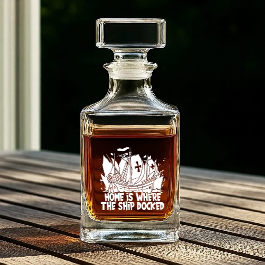 Columbus Day 1492 Whiskey Decanters