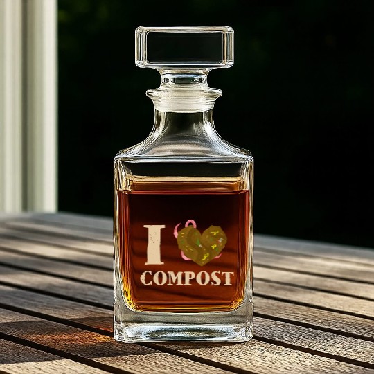 Organic Farming Composting Whiskey Decanters