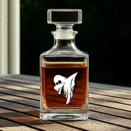 Halloween Dabbing Ghost Whiskey Decanters