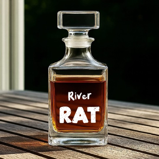 River Rat - Poker Whiskey Decanters