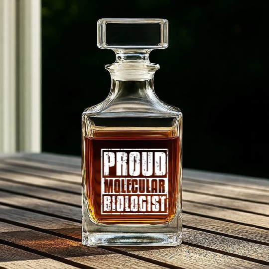 Biology Biologist Molecular Biologist Whiskey Decanters