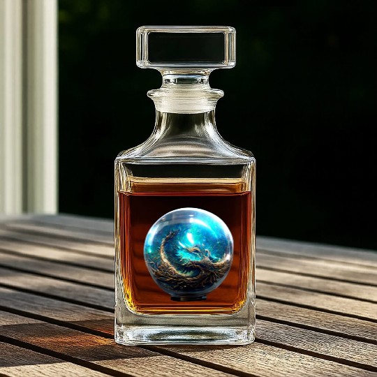 Mythical Dragon Orb, The Orb of Power Whiskey Decanters
