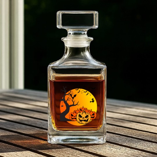 Halloween Night Whiskey Decanters