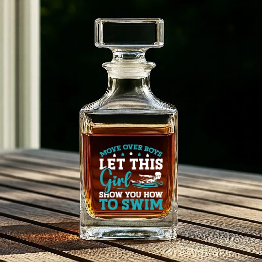 Move Over Boys Let This Girl Show You How To Swim Whiskey Decanters