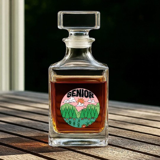 Graduation Whiskey Decanters, Senior Class Of 2023 Gift End
