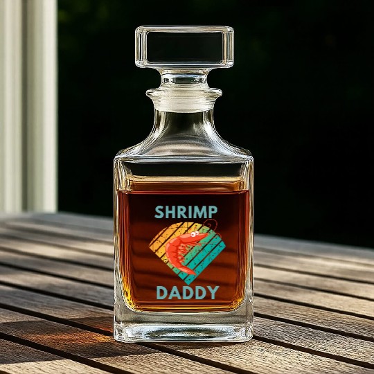 Shrimp daddy Whiskey Decanters