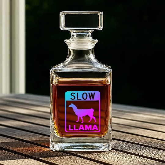 Phish Slow Llama Whiskey Decanters