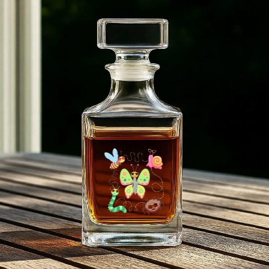Cool Insects Sunglasses Bug Lover Whiskey Decanters