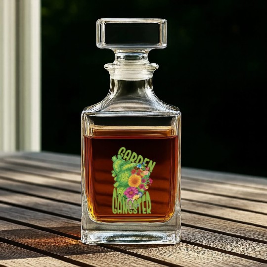 Garden Gangster Flower Enthusiast Whiskey Decanters
