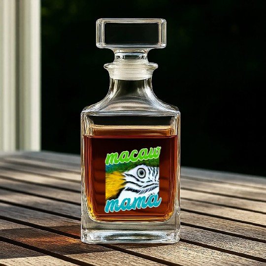 Blue And Yellow Macaw - Parrot Whiskey Decanters