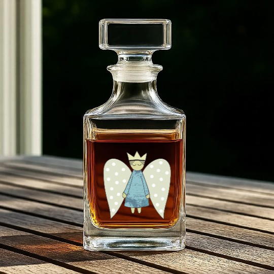 The Flight of the Christmas Angel Whiskey Decanters