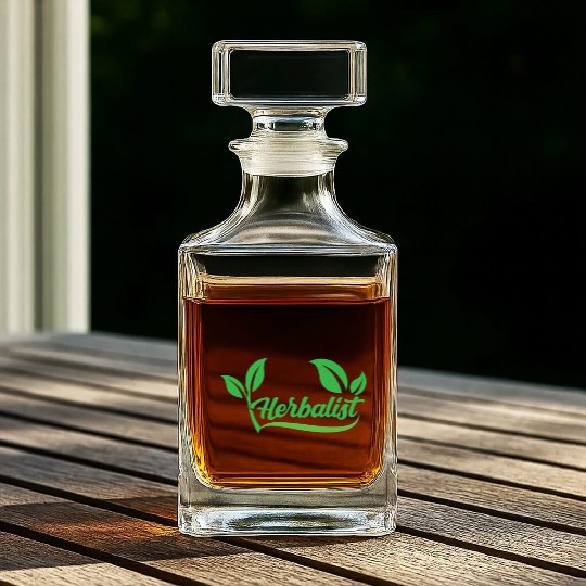 Herbalist Herb Herbalism Herbs Gardening Whiskey Decanters